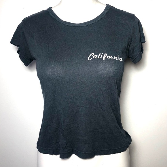 Brandy Melville | California Cropped Tee Shirt - Picture 2 of 6